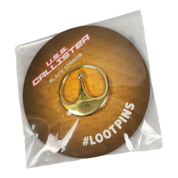 2019 Netflix U.S.S. Callister Black Mirror Loot Pin Loot Crate - Picture 3 of 5